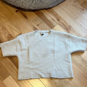 Universal Thread Cream Knit Top
